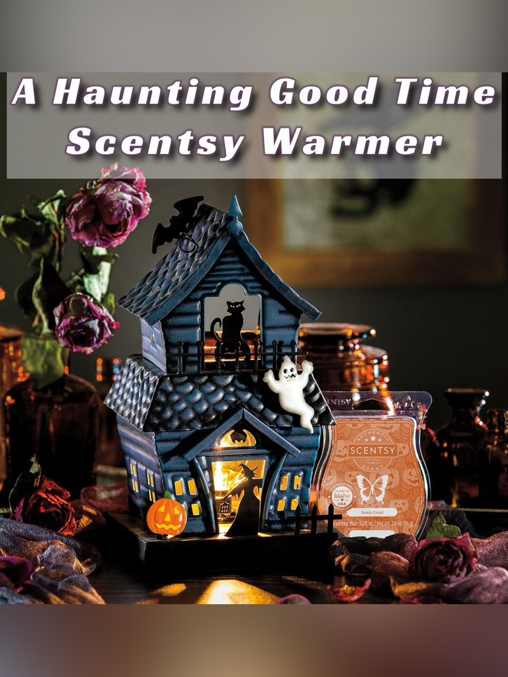 A Haunting Good Time Scentsy Warmer - Brand New